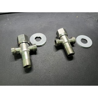 Van Khóa Nước Giảm Áp Chia Nước 2 Ngả Sử Dụng Ren 21 Inox 201 Và 304 Tiện Dụng Lõi Đồng Van T