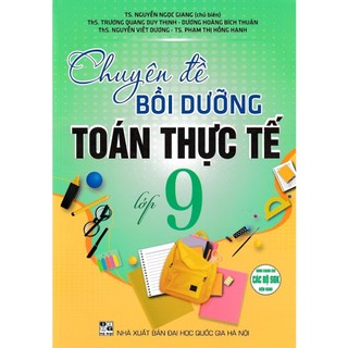 Sách - Chuyên đề bồi dưỡng Toán thực tế lớp 9