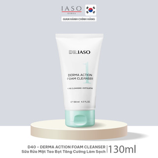 D40 sữa rửa mặt tạo bọt tăng cường làm sạch dr iaso derma action foam cleanser 130ml