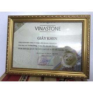  Khung tranh ảnh khung bằng khen A4 21x30cm  có sẵn móc treo Tiệm ảnh Minh Thành 