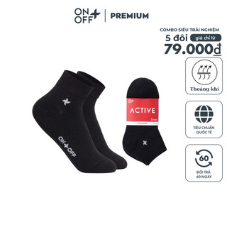 Combo 05 đôi tất nữ mùa hè cotton cổ ngắn mềm mại mỏng nhẹ 16ae23a035 - 16aq23a115