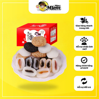 Bánh mochi đài loan thùng 2 kg mix 4 vị chuẩn vị date mới ăn vặt nội địa trung