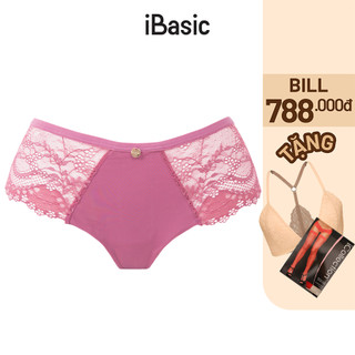 Quần lót nữ ren phối thun lạnh lọt khe iBasic PANW167