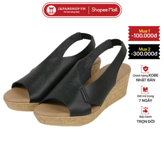 Giày sandal nữ đế xuồng KOSU Siêu Nhẹ 180g, sandal cao 6cm kháng khuẩn, khử mùi K-22060 chính hãng Kobe Nhật Bản