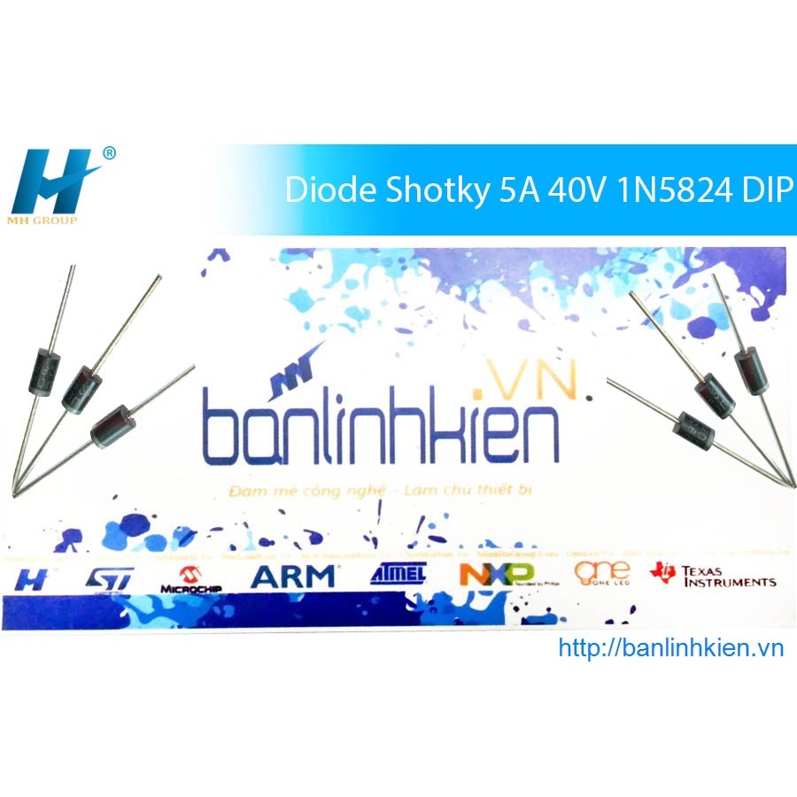 Diode Shotky 5A 40V 1N5824 DIP Mã LK_01238
