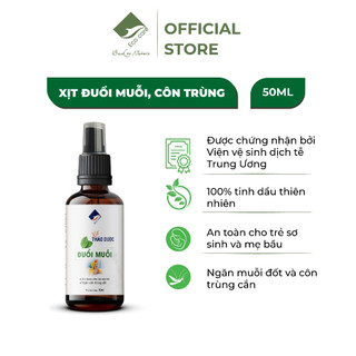 Xịt Xua Đuổi Muỗi Và Côn Trùng Tinh Dầu Thiên Nhiên ECOCARE 50ml Cho Trẻ Sơ Sinh, Mẹ Bầu,Da Nhạy Cảm