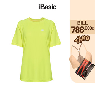 Áo thun unisex thể thao tay ngắn iBasic IBX037