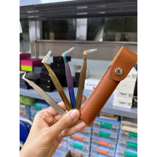 Nhíp Volume nhíp nối mi classic volume TẶNG bao da đựng nhíp