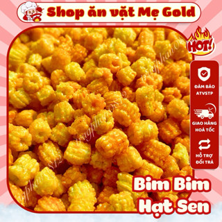 Bim bim hạt sen tẩm vị chiên giòn, nui sấy giòn cay ngọt (500g)