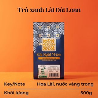 Trà Xanh Lài Đài Loan [500g - vị trà xanh hương lài] Trà Xanh, Nguyên liệu pha trà sữa và trà trái cây - Cát Nghi MTea