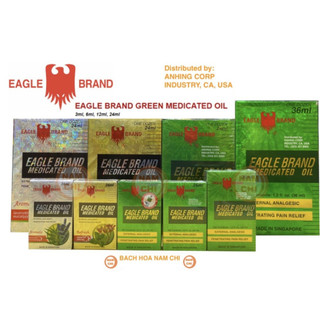 [HÀNG MỸ] DẦU GIÓ Con Ó EAGLE BRAND 24ml - Chính Hãng Vạch Vàng