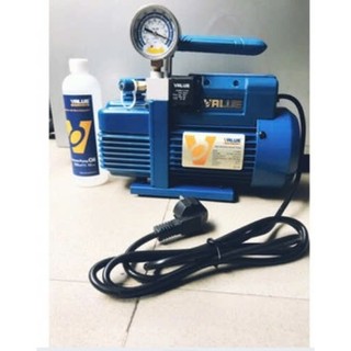 Máy hút chân không value 2.0 cfm vi120sv mẫu mới kèm đồng hồ hiển thị báo áp
