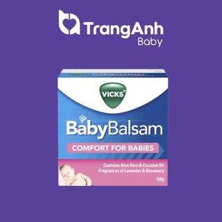 Dầu bôi ấm ngực Vicks Baby Balsam (50g)