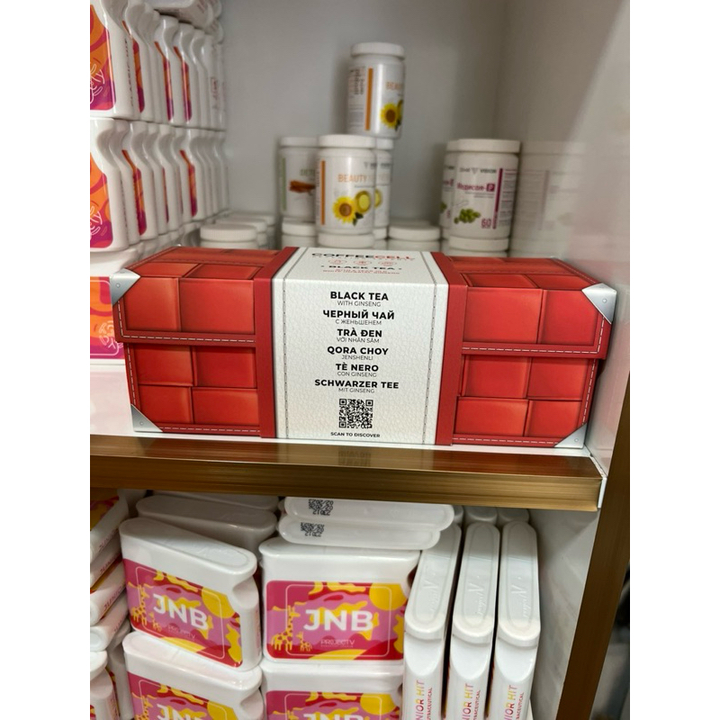 Chính hãng- COFFEECELL Chè Đen Với Nhân Sâm Hoàng Đế