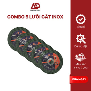 Combo 5 lưỡi cắt INOX siêu sắc bén, sợi lưới bảo vệ siêu bền 150x1.7x22mmm | NPP SG An Phú
