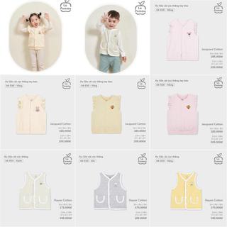 Áo gile trẻ em họa tiết động vật Cotton La Pomme
