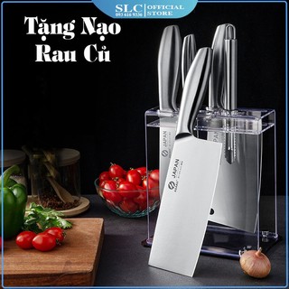 Bộ dao nhà bếp 7 món cao cấp JAPAN kèm khay đựng