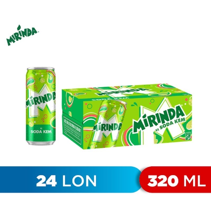 nước ngọt mirinda soda kem (thùng 24lon 320ml)đậm đà thơm ngon đúng vi soda kem