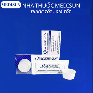Que thử thai quick seven che tên sản phẩm chính xác cao - test thử thai chuẩn hai vạch sớm nhanh hiệu quả tức thì