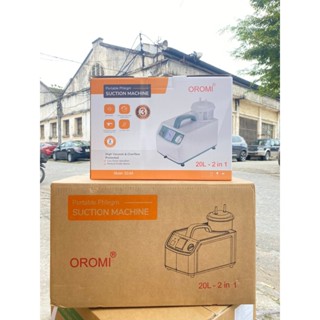 Máy xông hút mũi - Máy xông khí dung + hút mũi OROMI công suất 20L tiện dụng