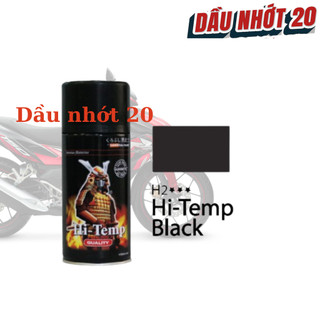 Chai sơn Samurai H2 chịu nhiệt chống cháy màu đen mờ 300ml