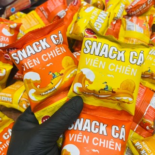 Bịch 60 Gói Snack Cá Viên Chiên (Gói 12g) Siêu Hấp Dẫn Vị Ngon Tuổi Thơ - Snack Ăn Vặt