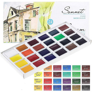 Màu nước Sonet 24 màu,12 màu