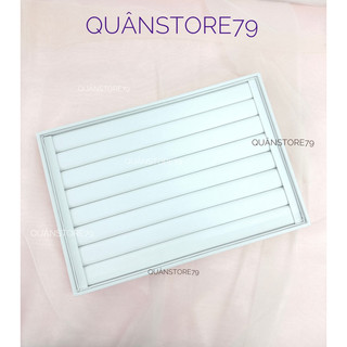 Khay da pu đựng trang sức cao cấp nhìu kích cỡ decor shop Quânstore79