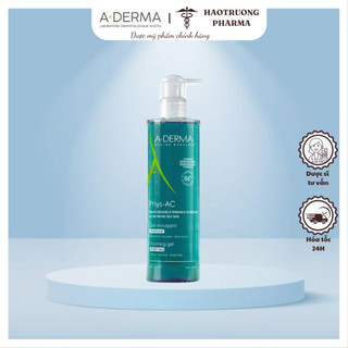 Gel Rửa Mặt Cho Da Dầu Mụn, Nhạy Cảm ADerma Phys-AC Purifying Foaming Gel 400ml