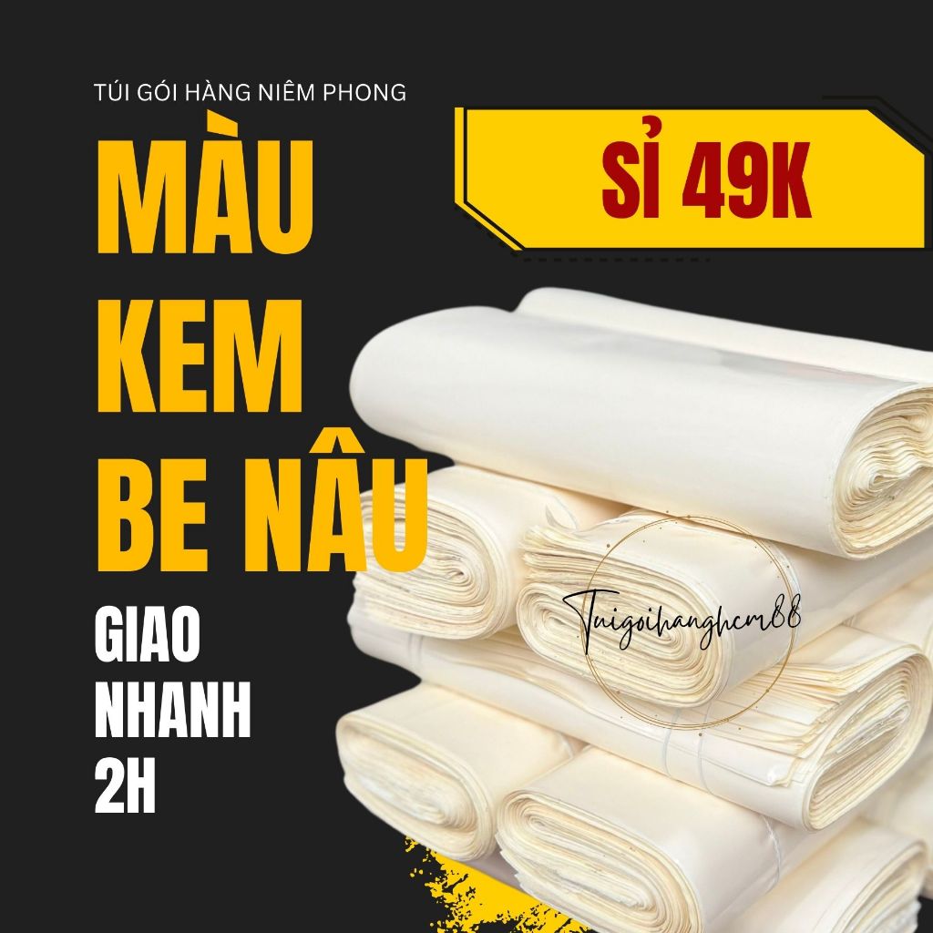 Túi Gói Hàng Niêm Phong Cao Cấp Đủ Size, PE Bóng từ nhà máy Tuigoihanghcm_88