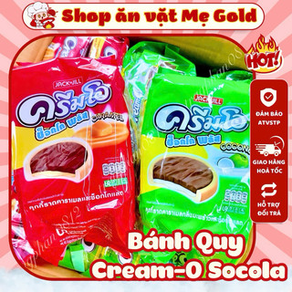 Bánh quy Cream-O Choco Plus Jack&Jill nhân socola các vị