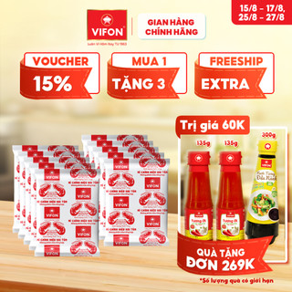 Set 10 gói mì gà tím / mì hai tôm vifon 75g