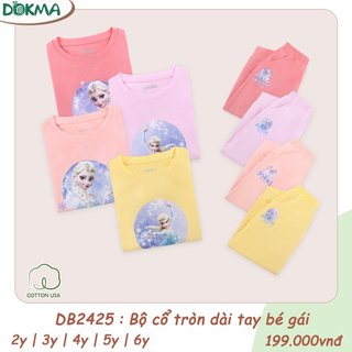 Bộ dài tay cotton mỏng mềm cho bé - DOKMA