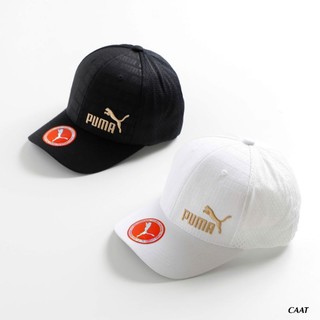 Nón lưỡi trai bít đuôi Bu ma logo thêu chất cotton Hàn Quốc cao cấp, nón kết màu trắng xanh đen