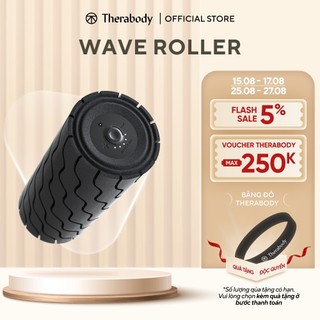 THERABODY Máy Massage Theragun Wave Roller - 5 tốc độ điều chỉnh, con lăn toàn thân cho cơ lớn_Bảo hành 1 Năm