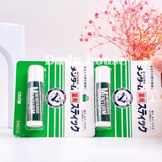 Son dưỡng môi Omi Menturm chống khô nứt nẻ nội địa Nhật Bản thỏi 4g