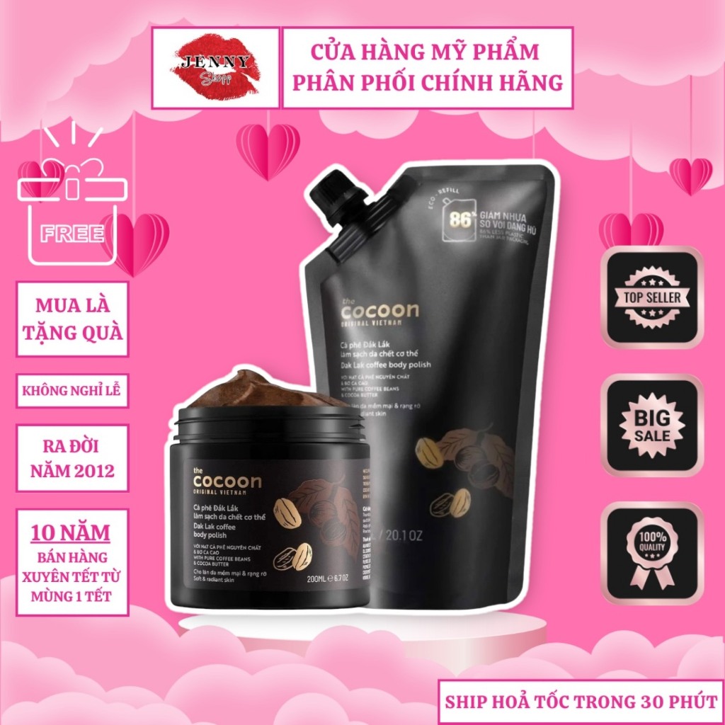 Tẩy Da Chết Cà Phê Cocoon