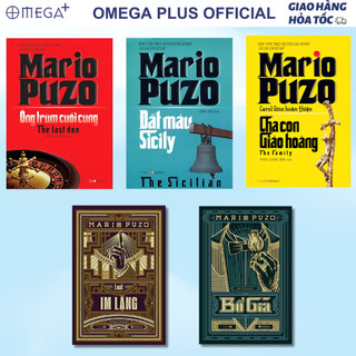 Lẻ/combo sách tuyển tập mario puzo: bố già + luật im lặng + đất máu + cha con giáo hoàng + ông trùm cuối cùng