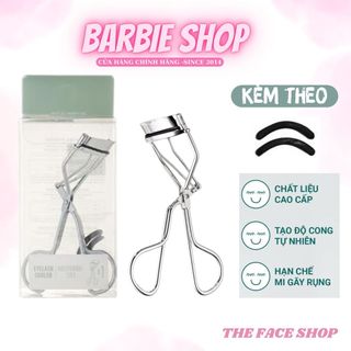 Kẹp Mi - Bấm Mi The Face Shop Daily Beauty Tools Eyelash Curler Màu Vàng - Màu Bạc [Kèm 2 Miếng Đệm Mi Thay Thế]