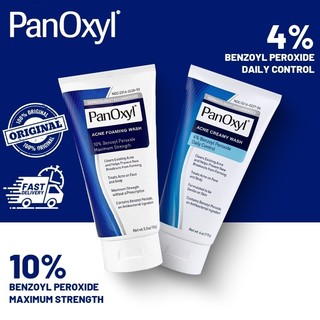 Sữa rửa mặt giảm mụn Panoxyl Creamy Acne Wash 4%  170g- Foaming Acne Wash 10%  156g Benzoyl Peroxide 