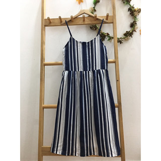Đầm Voan 2 dây nhún eo size M xinh xắn