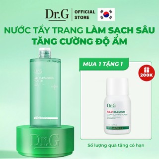 Nước Tẩy Trang Dr.G PH Cleansing Water 490ml Làm Sạch Sâu Loại Bỏ Cặn Trang Điểm và Sợi Bã Nhờn