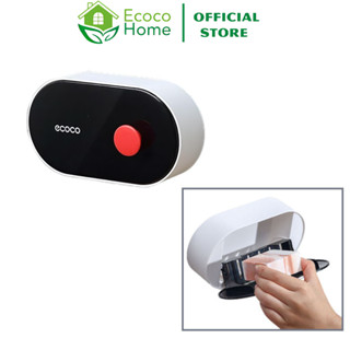  Khay Đựng ECOCO Hộp Đựng Xà Phòng Nắp Lật Một Ngăn Tiện Lợi 