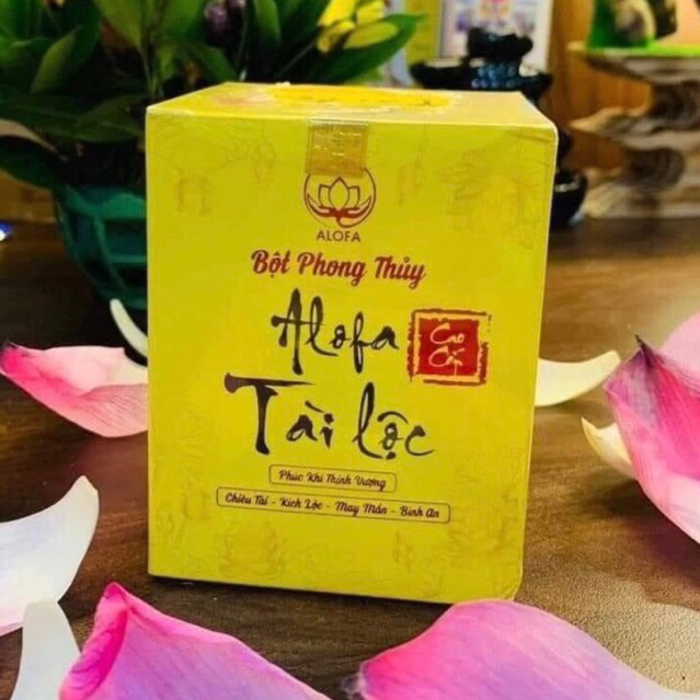 (Chính Hãng) Bột Phong Thuỷ Alofa + Túi Gấm Đỏ