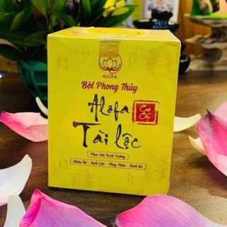 Bột phong thuỷ alofa + túi gấm đỏ