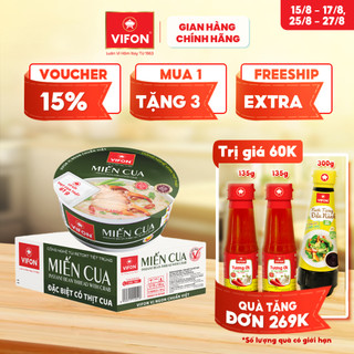 -thùng 12 tô miến cua vifon 105gr/ tô
