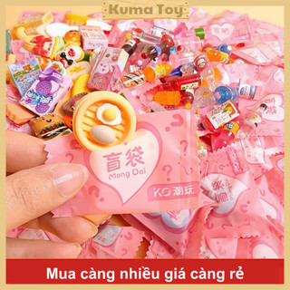 🍀Siêu rẻ🍀Túi Bất Ngờ thức ăn đồ uống trái cây trang trí quà Blind bag siêu dễ thương - túi mù quà tặng cho bé mini cute