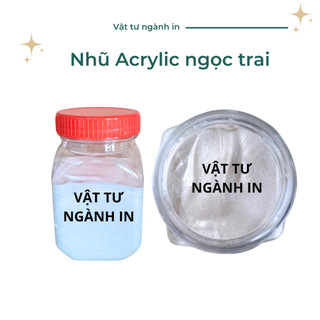 Màu nhũ ngọc trai Acrylic dùng để tô tượng, vẽ tranh