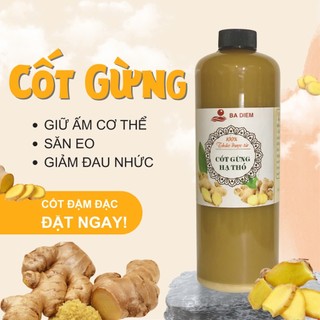 Cốt Gừng Hạ Thổ Đánh Tan Mỡ Bụng Săn Chắc Cơ Giữ Ấm Cơ Thể - Rượu Gừng Hạ Thổ 100 Ngày [Hanmade]