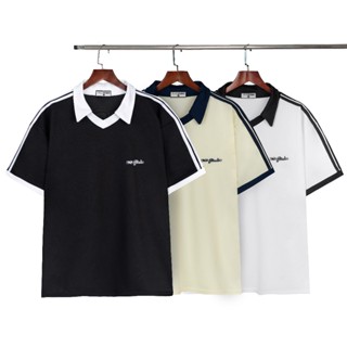 Áo Polo Nam Nữ Thêu 1969STUDIO Chạy Sọc Tay Chất Polyeste Hot Trend Form Rộng Unisex - PL-01